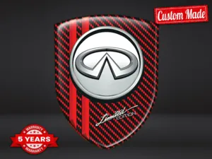Infiniti Autocollants Bombés Auto Luxe Stylé Design